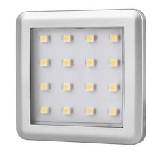 CASARREDO Kuchynské LED svietidlo 1,5 W strieborné, farba svetla studená biela