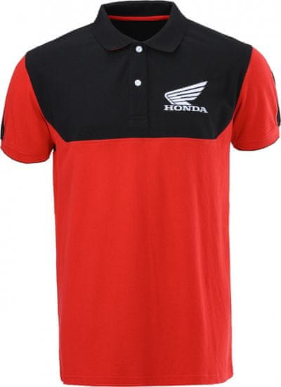 Honda polo tričko RACING 20 černo-bielo-červené
