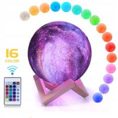 Alum online Lampička farebný Mesiac 15cm, 16 farieb
