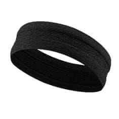 MG Running Headband športová čelenka, čierna