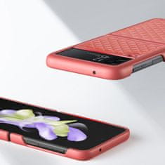 Dux Ducis Venice kryt na Samsung Galaxy Z Flip 4, červený