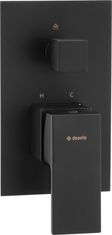 Deante Anemon čierna - sprchová batéria, podomietková, so sprchovacím spínačom (BBZ_N44P)