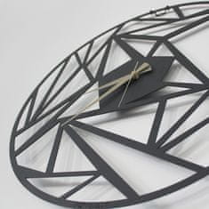 Wallity Dekoratívne nástenné hodiny Perspektif 50 cm čierne