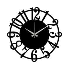 Wallity Dekoratívne nástenné hodiny Molor 48 cm čierne