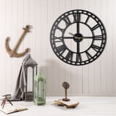 Wallity Dekoratívne nástenné hodiny Reedo 50 cm čierne
