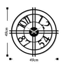 Wallity Dekoratívne nástenné hodiny Pejas 49 cm čierne