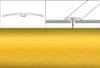 Prechodové lišty A64 - NARÁŽACIE šírka 4 x výška 0,5 x dĺžka 93 cm - zlatá