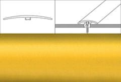 Effector Prechodové lišty A64 - NARÁŽACIE šírka 4 x výška 0,5 x dĺžka 93 cm - zlatá