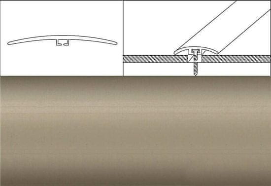 Effector Prechodové lišty A64 - NARÁŽACIE šírka 4 x výška 0,5 x dĺžka 93 cm - šampaň