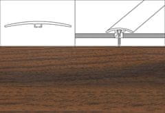 Effector Prechodové lišty A64 - NARÁŽACIE šírka 4 x výška 0,5 x dĺžka 93 cm - teak indický