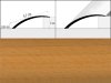 Prechodové lišty A49 - SAMOLEPIACE šírka 6,1 x výška 0,82 x dĺžka 100 cm - buk