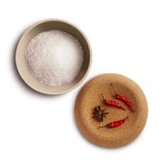 Emile Henry Miska na soľ/cukor s korkovým viečkom, 0,5 l, granátovo červená, EMILE HENRY