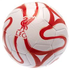 FAN SHOP SLOVAKIA Futbalová Lopta Liverpool FC, Veľkosť 5, Biela a Červená, Kvalitné PVC