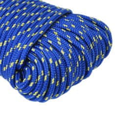 Vidaxl Lodné lano modré 5 mm 25 m polypropylén