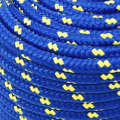 Vidaxl Lodné lano modré 12 mm 100 m polypropylén