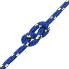 Vidaxl Lodné lano modré 12 mm 100 m polypropylén