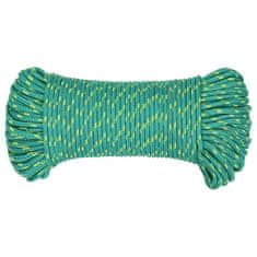 Vidaxl Lodné lano zelené 4 mm 100 m polypropylén