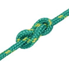 Vidaxl Lodné lano zelené 4 mm 100 m polypropylén