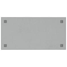 Vidaxl Nástenná magnetická tabuľa biela 80x40 cm tvrdené sklo