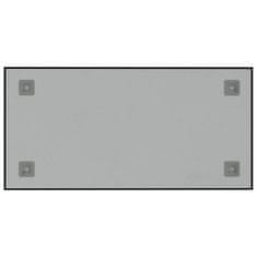 Vidaxl Nástenná magnetická tabuľa čierna 60x30 cm tvrdené sklo