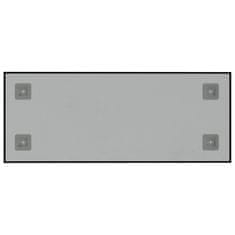 Vidaxl Nástenná magnetická tabuľa čierna 50x20 cm tvrdené sklo
