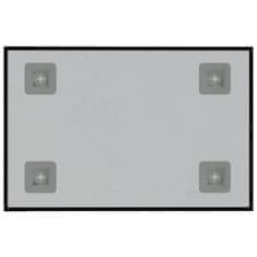 Vidaxl Nástenná magnetická tabuľa čierna 40x30 cm tvrdené sklo