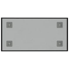 Vidaxl Nástenná magnetická tabuľa čierna 40x20 cm tvrdené sklo