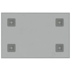 Vidaxl Nástenná magnetická tabuľa biela 30x20 cm tvrdené sklo
