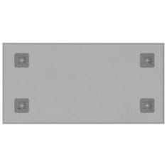 Vidaxl Nástenná magnetická tabuľa biela 60x30 cm tvrdené sklo