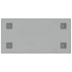 Vidaxl Nástenná magnetická tabuľa biela 40x20 cm tvrdené sklo