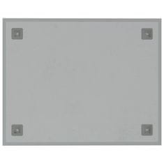 Vidaxl Nástenná magnetická tabuľa biela 50x40 cm tvrdené sklo