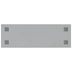 Vidaxl Nástenná magnetická tabuľa biela 80x30 cm tvrdené sklo