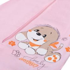 NEW BABY Dojčenský spací vak New Baby psík ružový 80 (9-12m)