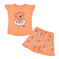 NEW BABY Detské letné pyžamko New Baby Dream lososové 68 (4-6m)