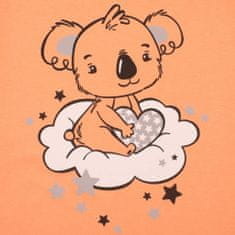 NEW BABY Detské letné pyžamko New Baby Dream lososové 86 (12-18m)