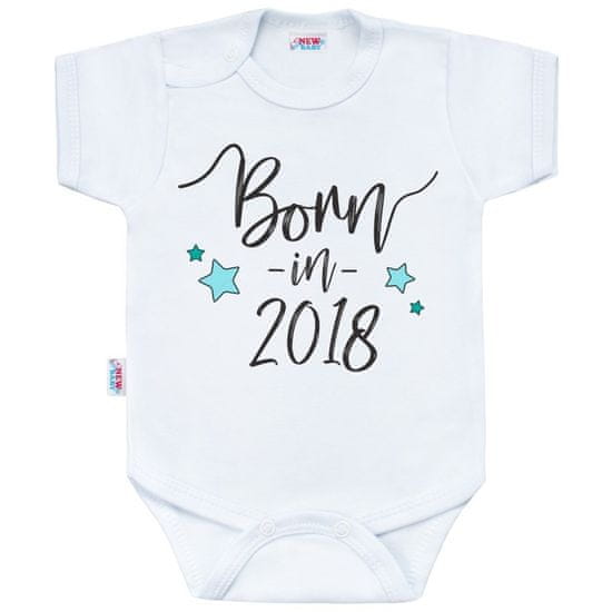 NEW BABY Body s potlačou New Baby Born in 2018 68 (4-6m)