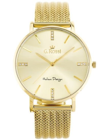 Gino Rossi Dámske analógové hodinky Kiton zlatá Universal