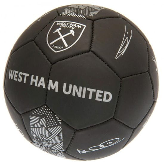 FAN SHOP SLOVAKIA Futbalová lopta West Ham United FC Signs, veľkosť 5