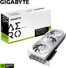 GIGABYTE GeForce RTX 4070 Ti AERO OC 12G, 12GB GDDR6X 3xDP 1xHDMI