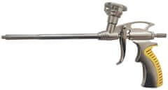 PRO-TECHNIK Pištoľ na montážnu penu nerezovo-hliníková, bezúdržbová, PRO-TECHNIK