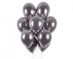 GoDan Latexový balón Shiny 13" / 33 cm - grafitovo sivá