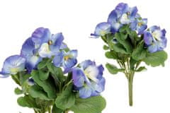 Autronic Kvetina umelá. Maceška, farba modrá KT7190