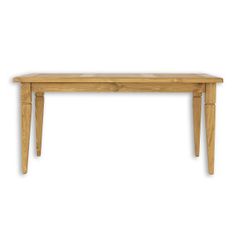 eoshop Jedálenský stôl ST702, 120x76x80, borovica, vosk (Dĺžka: 80, Farba dreva: Biely vosk)