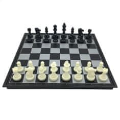 Northix Herná súprava 3 v 1, šach - backgammon - dáma 