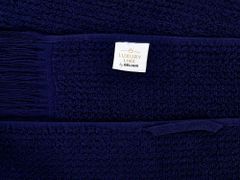 Beliani Sada 9 bavlnených froté uterákov modrá ATIU