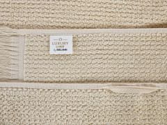 Beliani Sada 9 bavlnených froté uterákov béžová ATIU