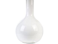 Beliani Keramická stolná lampa biela SOCO