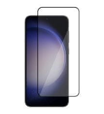 Nuvo ochranné sklo na displej pre Samsung Galaxy S23+ čierny rám