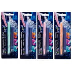 Astra Gumovateľné pero OOPS! Pastel 0,6mm, modré, dve gumy + 2ks náplní, blister, mix, 201022006