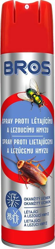 WEBHIDDENBRAND Sprej Bros, proti lietajúcemu a lezúcemu hmyzu, 400 ml